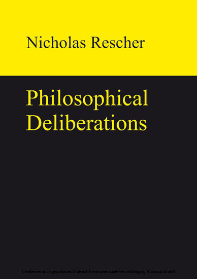 Philosophical Deliberations main product photo