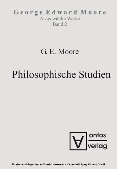 Philosophische Studien main product photo