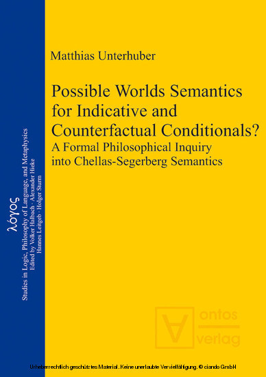 Possible Worlds Semantics for Indicative and Counterfactual Conditionals? main product photo