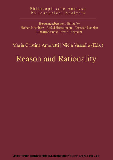 Reason and Rationality main product photo
