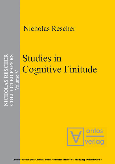 Studies in Cognitive Finitude main product photo