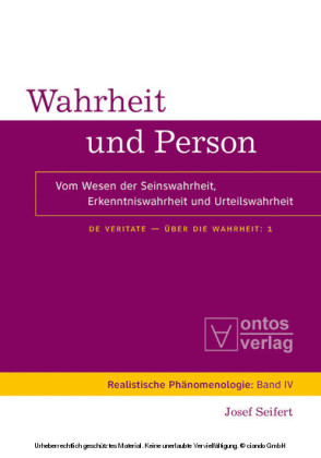 Wahrheit und Person