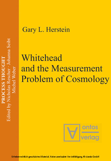 Whitehead and the Measurement Problem of Cosmology main product photo