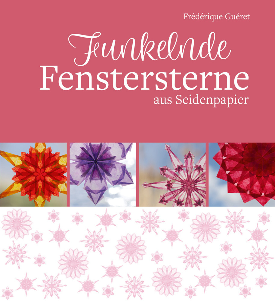 Funkelnde Fenstersterne aus Seidenpapier main product photo