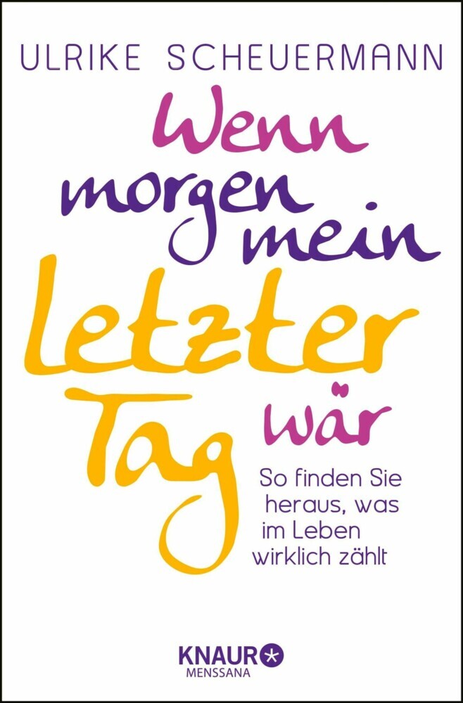 Wenn morgen mein letzter Tag wär main product photo