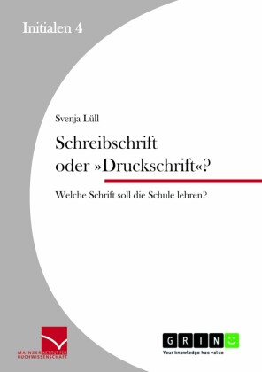 Schreibschrift oder "Druckschrift"?