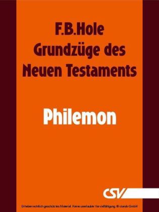 Grundzüge des Neuen Testaments - Philemon main product photo