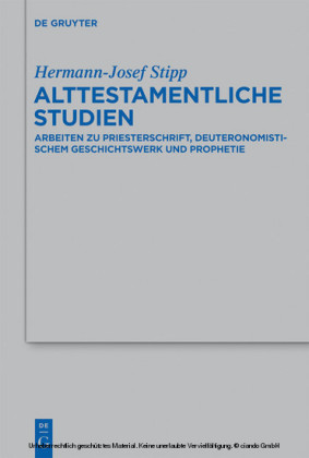Alttestamentliche Studien