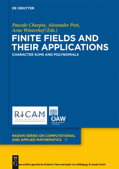Finite Fields and Their Applications main product photo