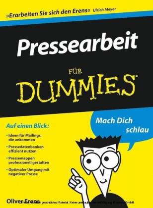 Pressearbeit für Dummies