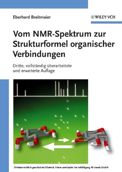 Vom NMR-Spektrum zur Strukturformel organischer Verbindungen main product photo