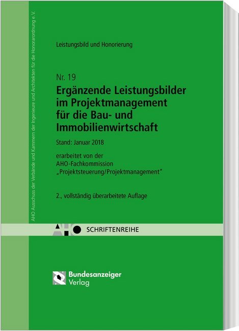 Ergänzende Leistungsbilder im Projektmanagement für die Bau- und Immobilienwirtschaft main product photo