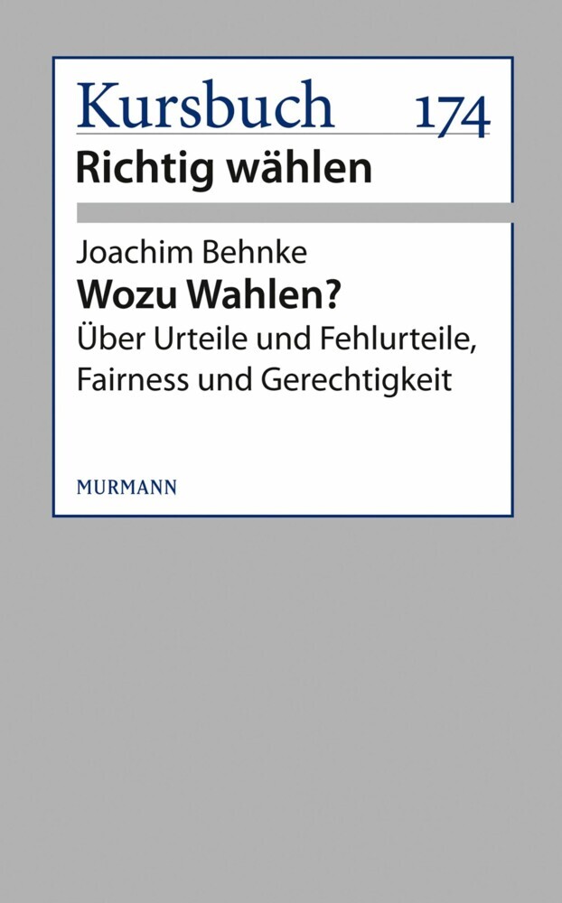 Wozu Wahlen? main product photo
