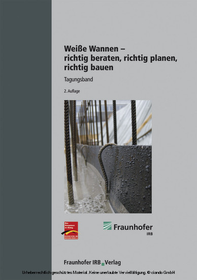Weiße Wannen - richtig beraten, richtig planen, richtig bauen. main product photo
