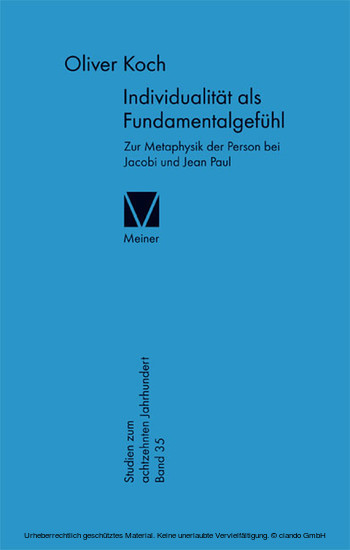 Individualität als Fundamentalgefühl main product photo