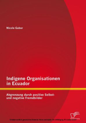 Indigene Organisationen in Ecuador: Abgrenzung durch positive Selbst- und negative Fremdbilder
