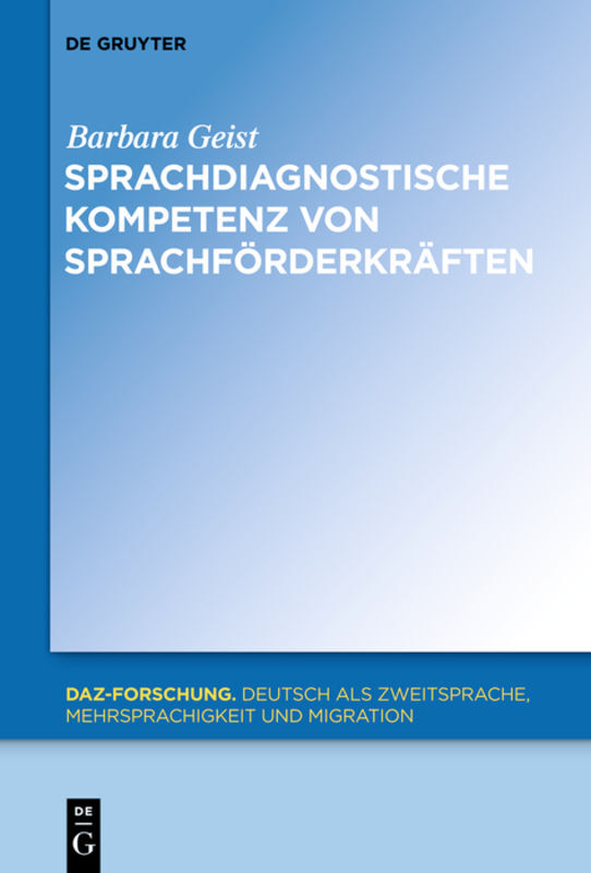 Sprachdiagnostische Kompetenz von Sprachförderkräften main product photo