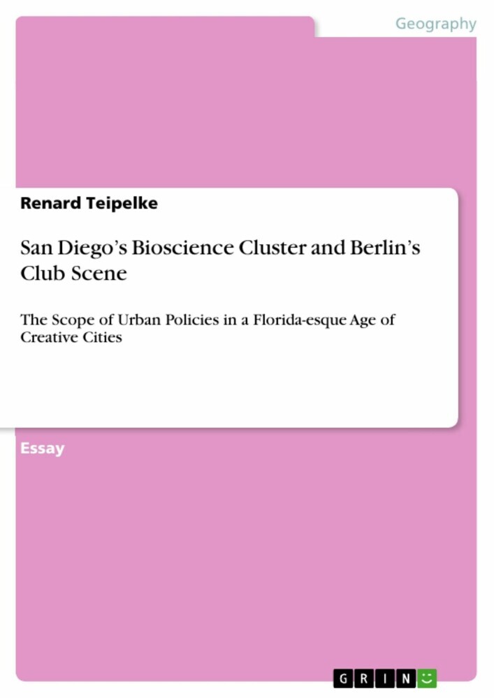 San Diego's Bioscience Cluster and Berlin's Club Scene main product photo