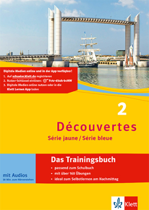 Découvertes 2. Série jaune und Série bleue - Das Trainingsbuch, m. Audio-CD