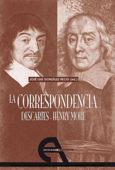 La Correspondencia Descartes - Henry More main product photo