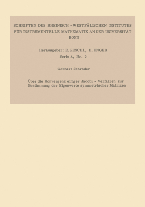 Über die Konvergenz einiger Jacobi-Verfahren zur Bestimmung d...