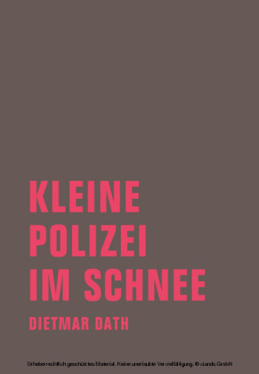 Kleine Polizei im Schnee