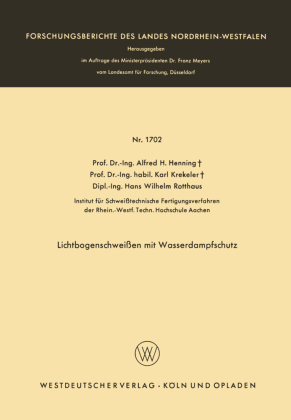 Lichtbogenschweißen mit Wasserdampfschutz