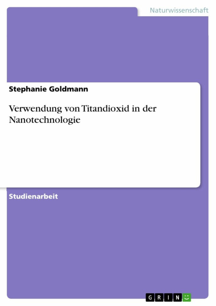 Verwendung von Titandioxid in der Nanotechnologie main product photo