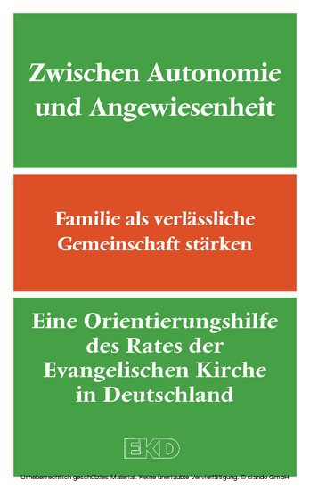 Zwischen Autonomie und Angewiesenheit main product photo