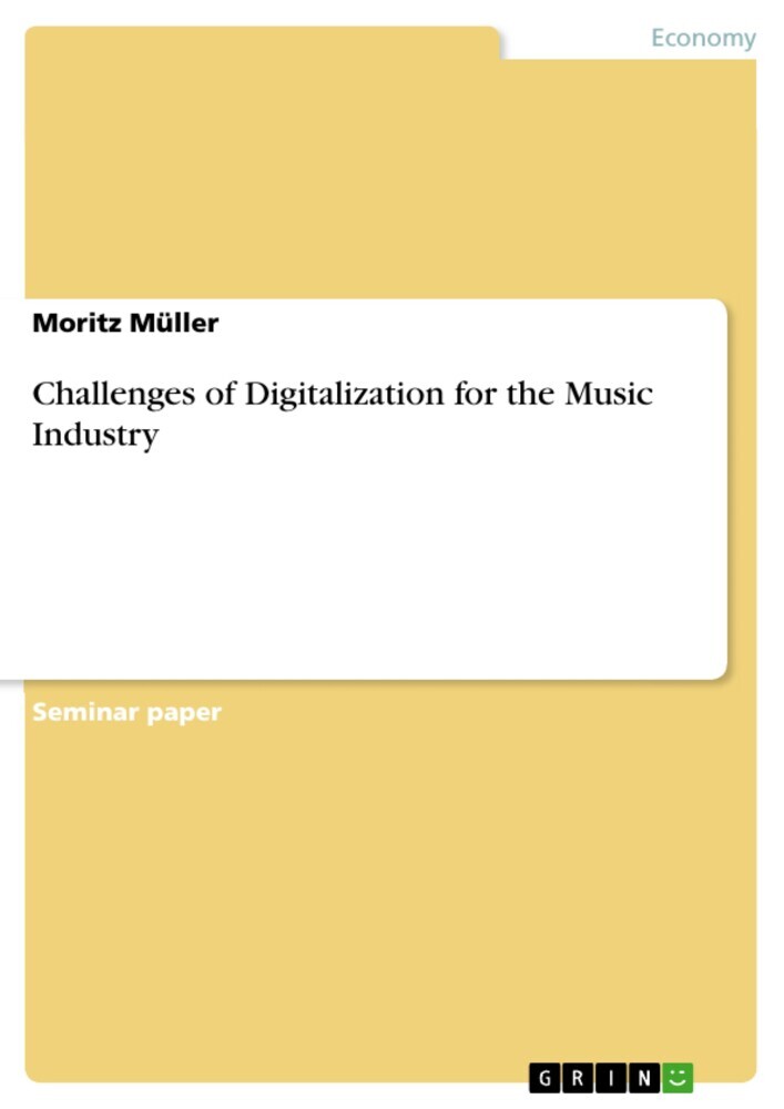 Challenges of Digitalization for the Music Industry main product photo