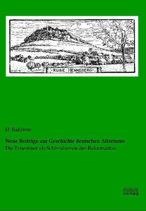 Neue Beiträge zur Geschichte deutschen Altertums main product photo