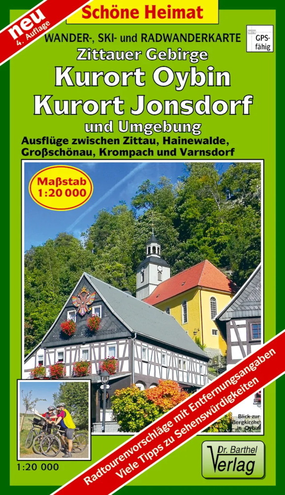 Doktor Barthel Karte Zittauer Gebirge, Kurort Oybin, Kurort Jonsdorf und Umgebung main product photo