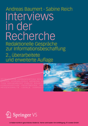 Interviews in der Recherche