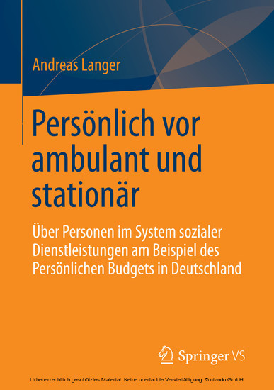 Persönlich vor ambulant und stationär main product photo