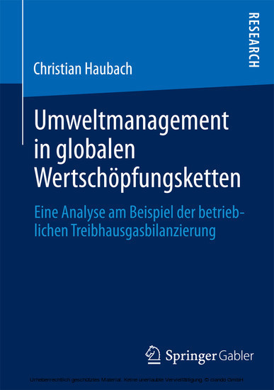 Umweltmanagement in globalen Wertschöpfungsketten main product photo