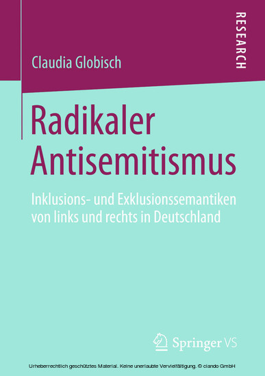 Radikaler Antisemitismus main product photo