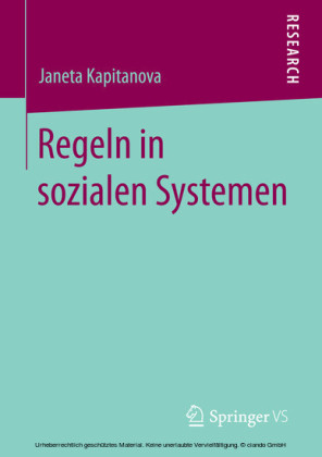 Regeln in sozialen Systemen