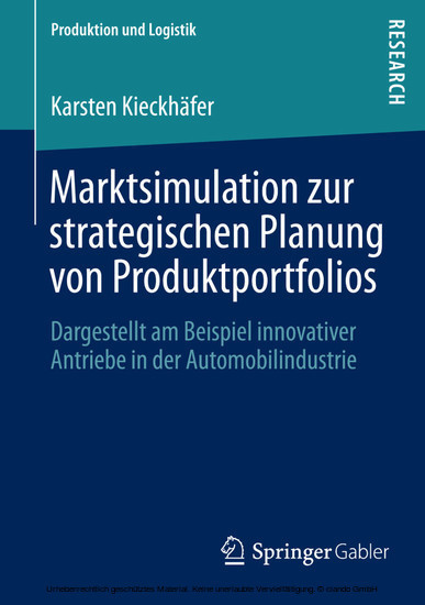 Marktsimulation zur strategischen Planung von Produktportfolios main product photo
