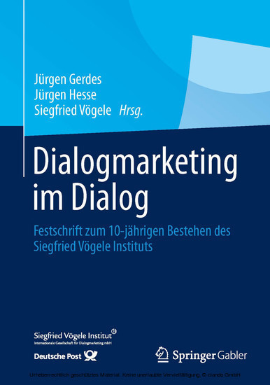 Dialogmarketing im Dialog main product photo