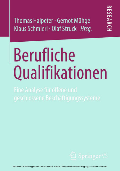 Berufliche Qualifikationen main product photo