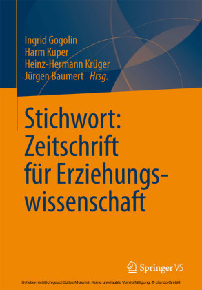 Stichwort: Zeitschrift für Erziehungswissenschaft