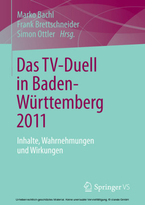 Das TV-Duell in Baden-Württemberg 2011