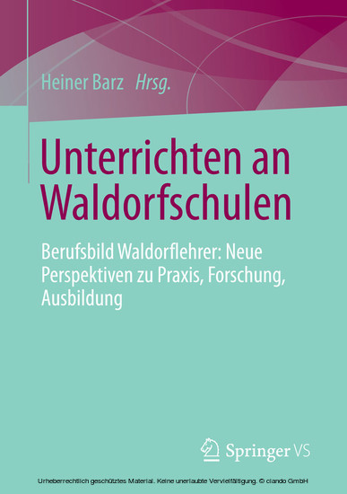 Unterrichten an Waldorfschulen main product photo