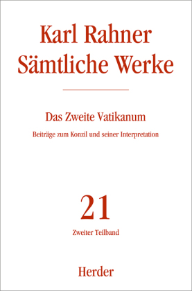 Karl Rahner Sämtliche Werke. Teilbd.2