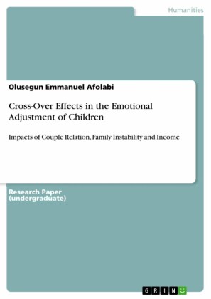 Cross-Over Effects in the Emotional Adjustment of Children