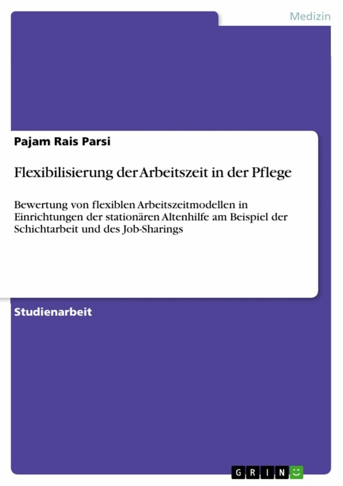 Flexibilisierung der Arbeitszeit in der Pflege main product photo