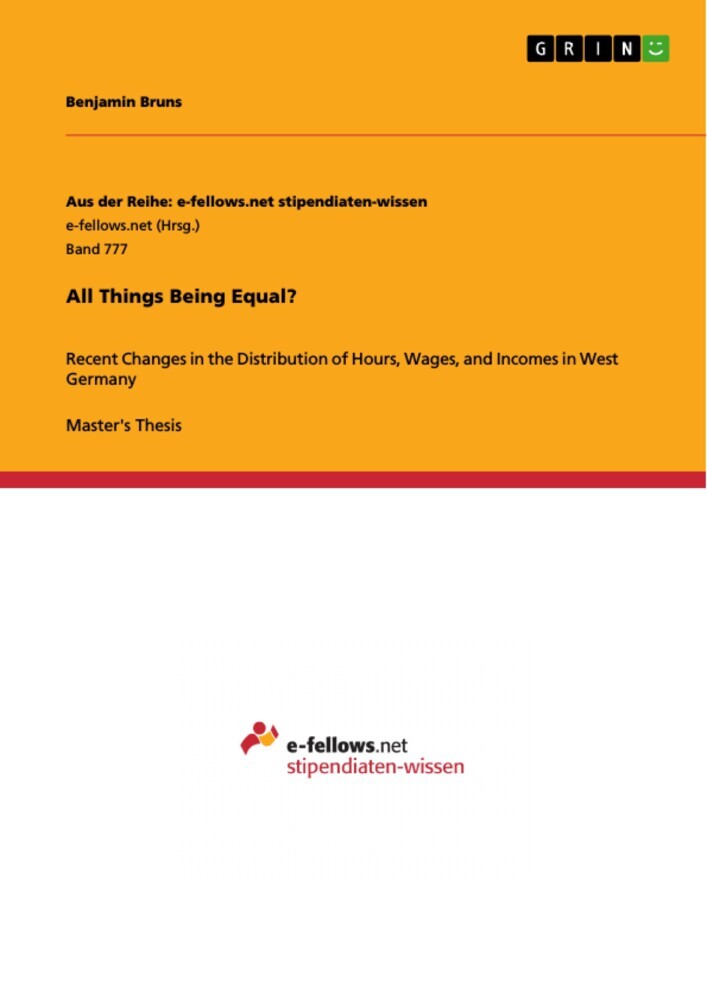 All Things Being Equal? main product photo