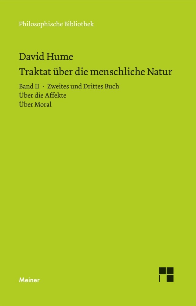 Ein Traktat über die menschliche Natur Band 2 main product photo