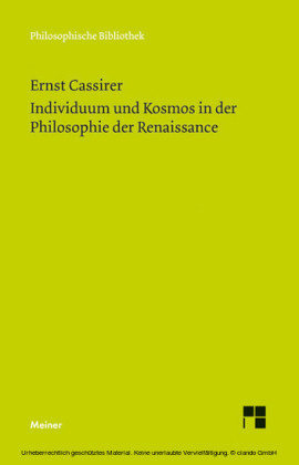 Individuum und Kosmos in der Philosophie der Renaissance