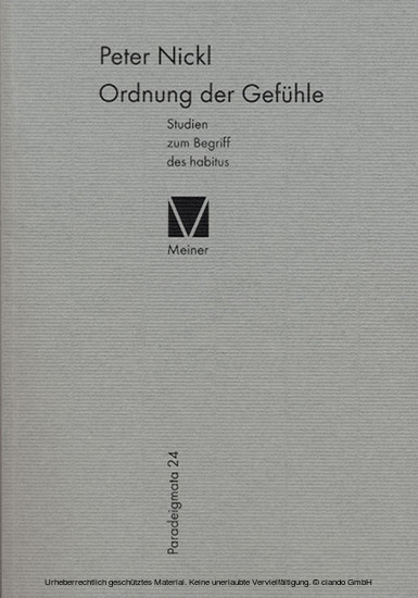 Ordnung der Gefühle main product photo